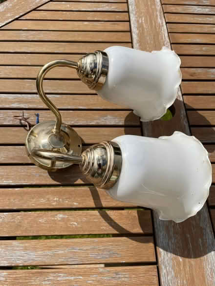 Photo of free Double Lampshade Wall Fitting (Bonsall DE4) #2