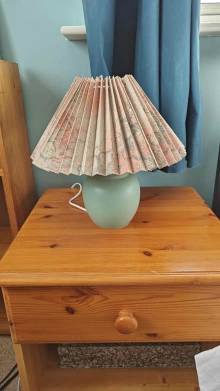 Photo of free Bedside lamp and shade (Radyr, CF15) #1