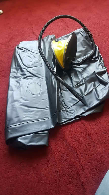 Photo of free Double air bed & foot pump (Thornton Heath SE25) #1