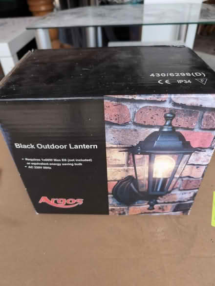 Photo of free Black outdoor lantern (Toft, CB23) #1