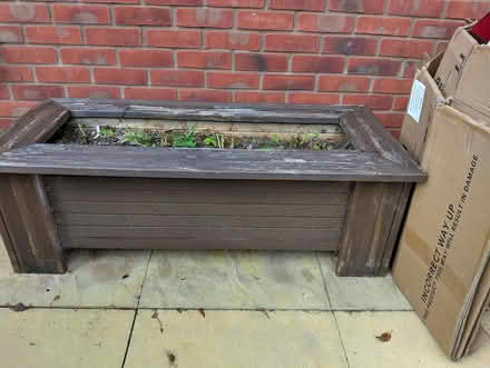 Photo of free Wooden Plant Trough (Atherstone) #1