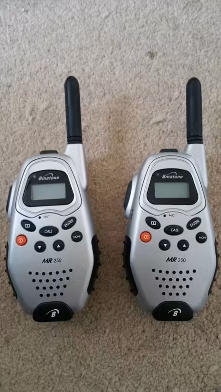 Photo of free Walkie talkies - batteries flat (NW11 6YD) #1