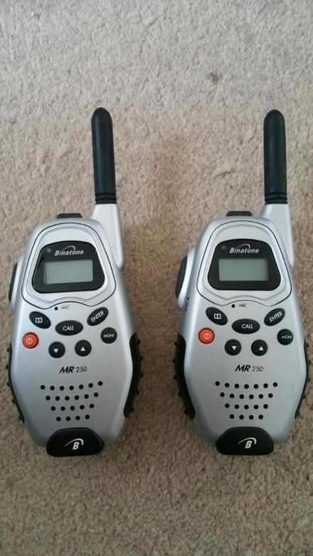 Photo of free Walkie talkies - batteries flat (NW11 6YD) #1