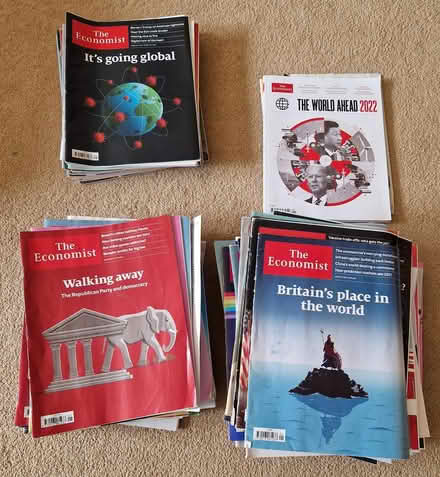Photo of free The Economist Magazines 2020-2022 (Purley On Thames RG8) #1