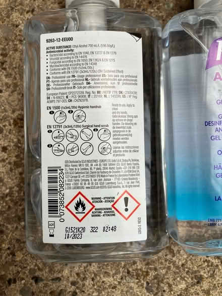 Photo of free X2 bottles hand sanitizer (NR4) #2