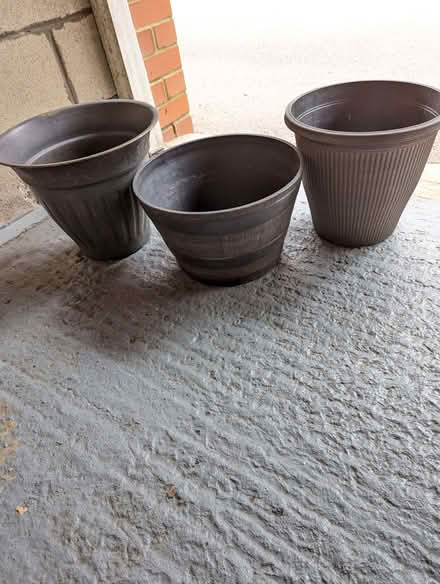 Photo of free 3 Plant Pots (West Worthing BN11) #1