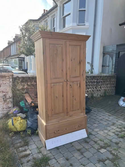 Photo of free Pine wardrobe (Portslade by Sea BN41) #3