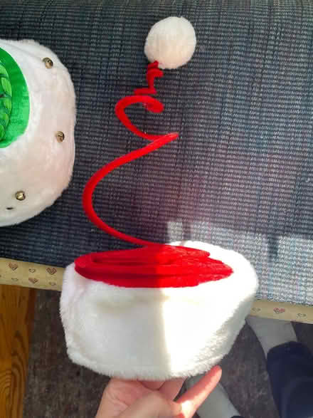 Photo of free Silly Christmas hats & hair tie (Fullerton) #2