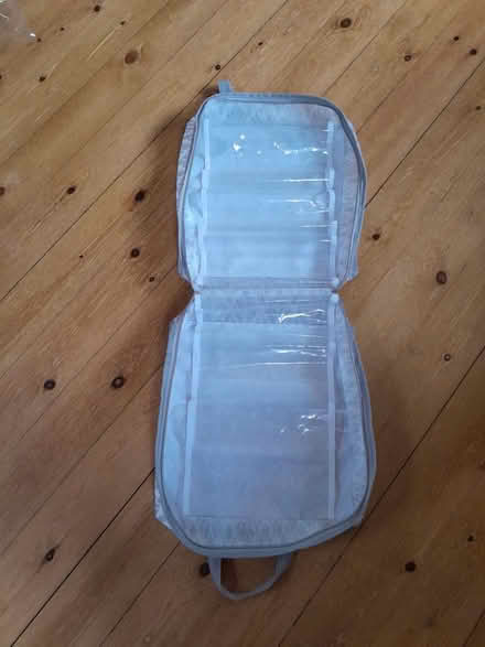 Photo of free Shoe storage bag grey and white (Darlington) #2