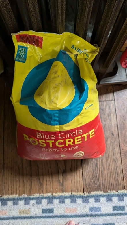 Photo of free Blue Circle Postcrete 20Kg [BL2] (Hall i' th' Wood BL2) #1