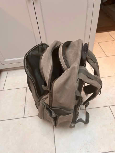 Photo of free Canvas Backpack with wheels (Hales Bridge RH5) #3
