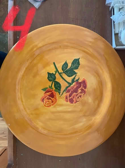 Photo of free 4 plate chargers, 16 inch diameter (Fullerton) #4