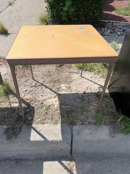 Photo of free Small Folding Table (Tramway/Copper) #1