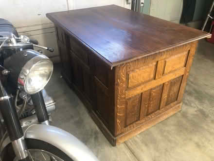Photo of free Oak desk (Santa Clara Ave & Cottage St) #1