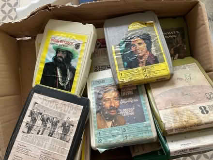 Photo of free Box of 8 Track cassettes (Heysham LA3) #3