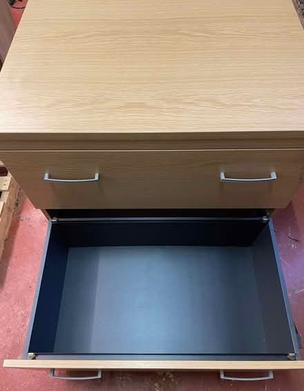 Photo of free Oak effect lockable filing drawers (Thundridge) #2