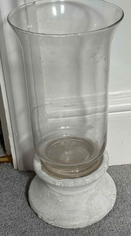 Photo of free Large Glass Candle Holder (Beaconsfield HP9) #1