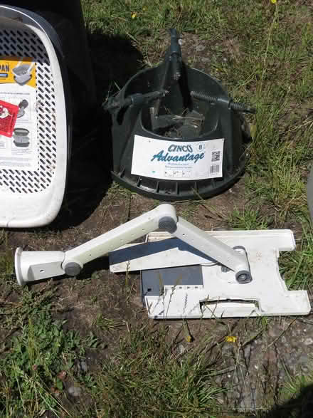 Photo of free Xmas tree stand, PC holder (1654 13th St, arcata) #1