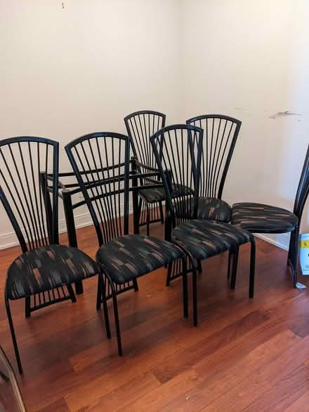 Photo of free 6 Dinning room chairs (Sheppard & Kennedy) #1
