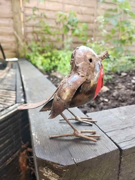 Photo of free Metal garden robin (Winchester SO22) #3