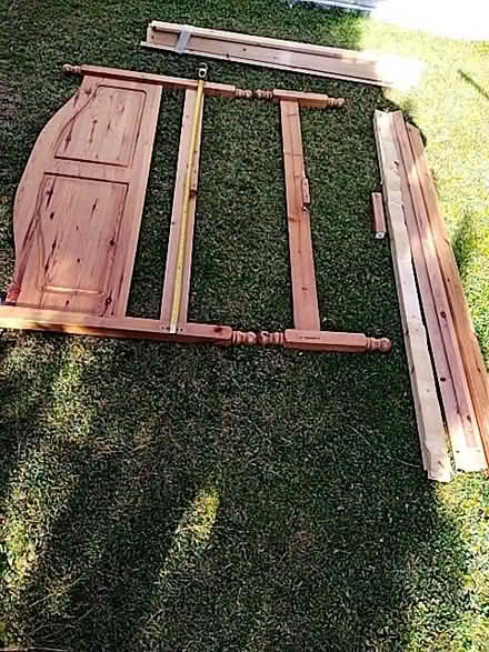 Photo of free 5ft pine bed base (Old Town TN40) #1
