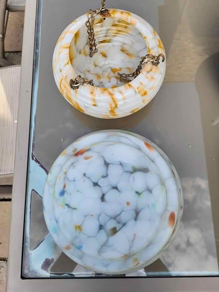 Photo of free Lampshades - Glass Ceiling Light (Acton W3) #1