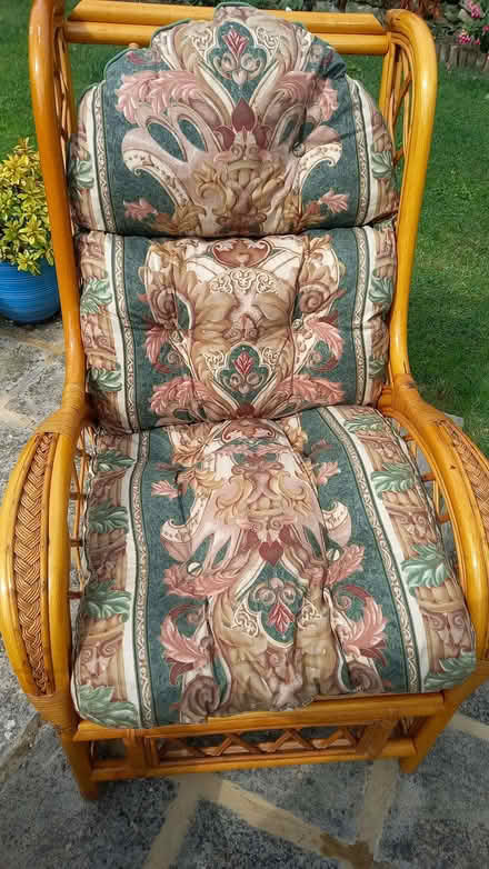 Photo of free Wicker/bamboo chair (Curbridge OX29) #1