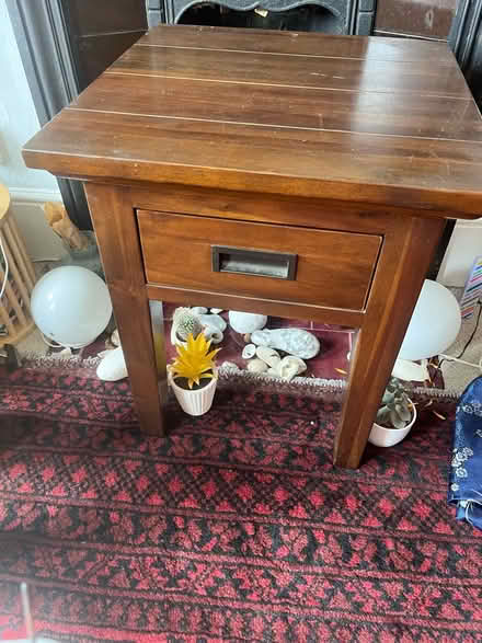Photo of free Small wooden side table (Kennington) #1