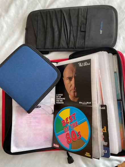 Photo of free CDs and DVDs case holder with a few disks (Hampden Park BN22) #1