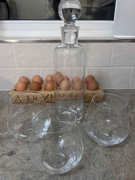 Photo of free Kate Spade decanter and glasses (Woodford Green) #1