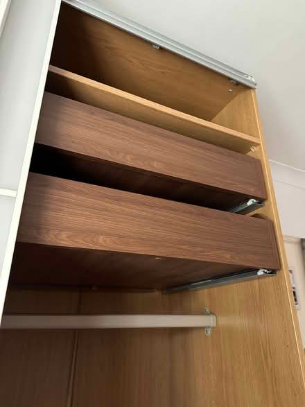 Photo of free Giant Ikea Pax Wardrobe With White Sliding Doors (Hearthstone DE4) #2