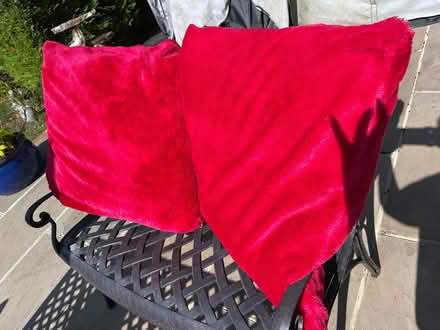 Photo of free 2 x large fur cushions (65x65cm) (Selsdon CR2) #3