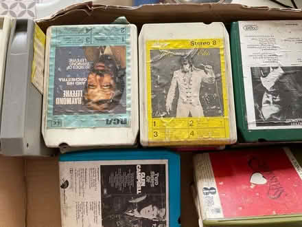 Photo of free Box of 8 Track cassettes (Heysham LA3) #1