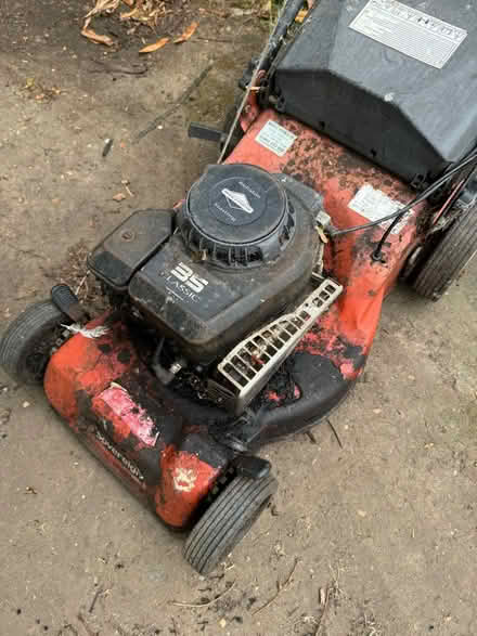 Photo of free Petrol lawnmower (Addlestone, Surrey) #2