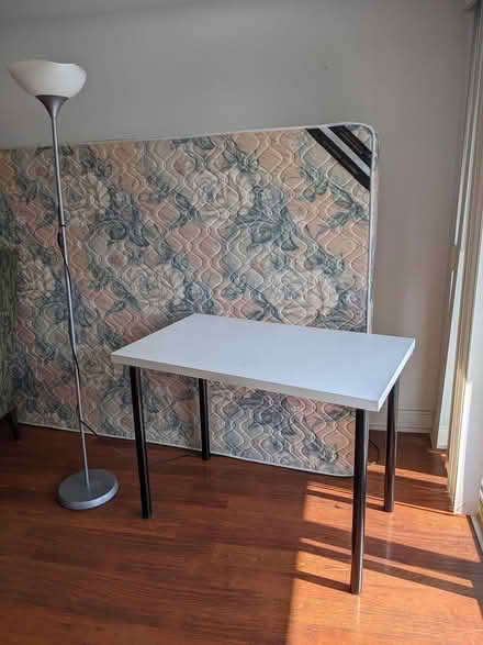 Photo of free Small Table & lamp (Sheppard & Kennedy) #1