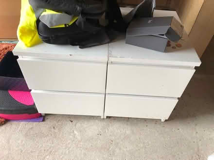 Photo of free Two small white chest drawer (Long eaton NG10) #1