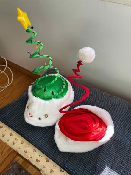 Photo of free Silly Christmas hats & hair tie (Fullerton) #1
