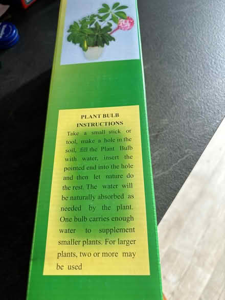 Photo of free Watering glass bulbs for plants - inside or out (Currie EH14) #4