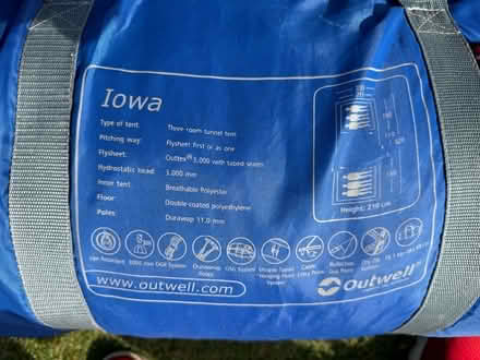 Photo of free Outwell Iowa 6 person tent (Wokingham RG40) #2
