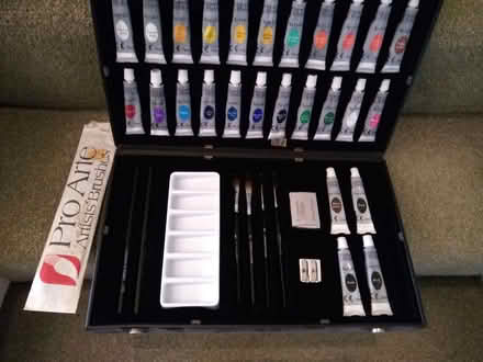 Photo of free Case of acrylic paints (Higham Hill E17) #1