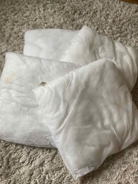 Photo of free 4x dunelm cushions (Dickens heath B90) #2