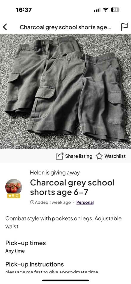 Photo of free School shorts (Buttershaw BD6) #1