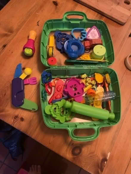 Photo of free Big box of playdough tools and a playdough ‘perfect pop’ mak (Upperthorpe S6) #1