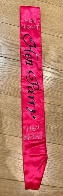 Photo of free Pink Hen Party Sash (Winnersh RG41) #1