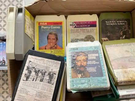 Photo of free Box of 8 Track cassettes (Heysham LA3) #4