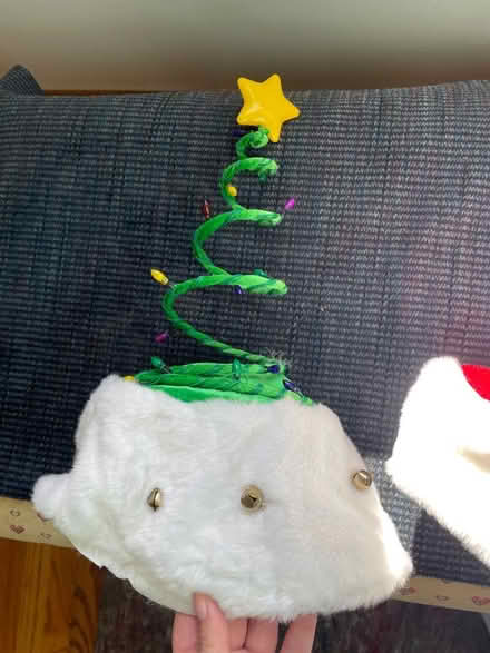 Photo of free Silly Christmas hats & hair tie (Fullerton) #3