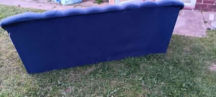 Photo of free blue 3 seater sofa (Cranford TW4) #2