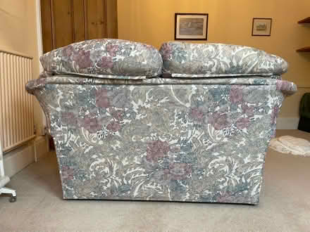 Photo of free TWO 2 seater fabric sofas (Market Harborough LE16) #3