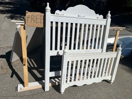 Photo of free Twin bed frame - 10 yrs old (Sunland) #1