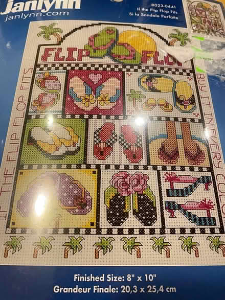 Photo of free Cross Stitch - Flip Flop theme (East side of San Rafael) #2